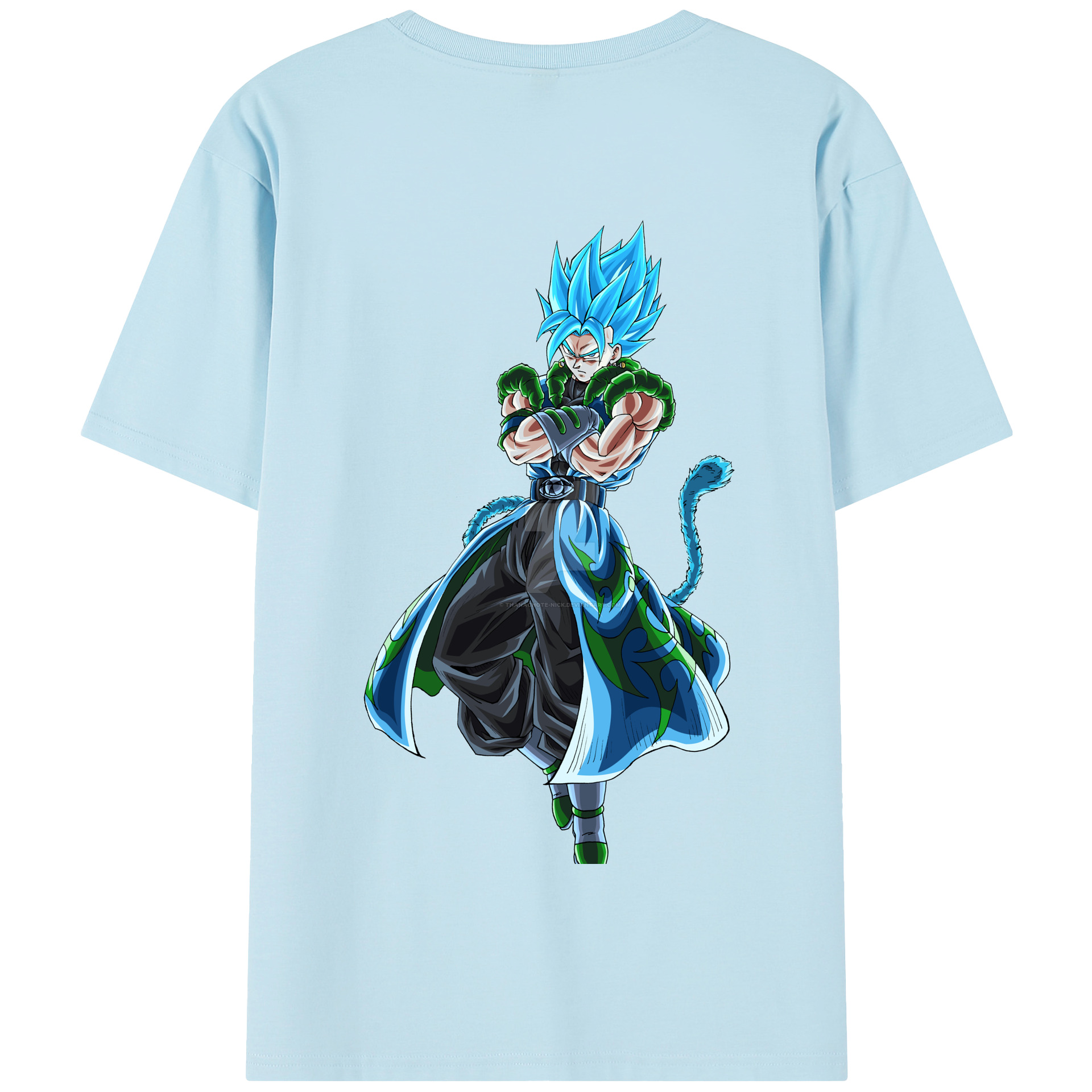 （画像用） ドラゴンボール ベジット DRAGON BALL Vegetto 綿100％半袖Tシャツ（背面プリント）